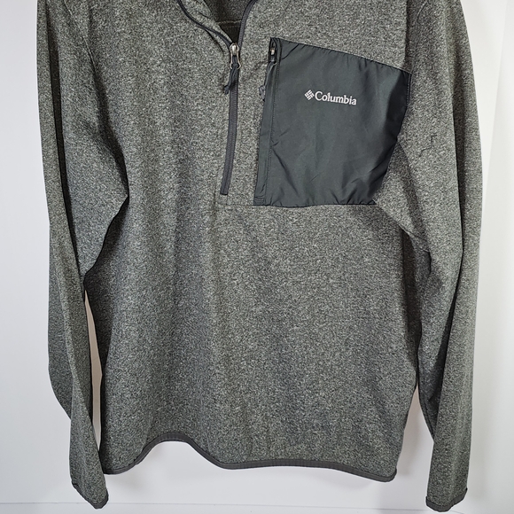 Columbia Gray Quarter-Zip Pullover - Picture 1 of 4
